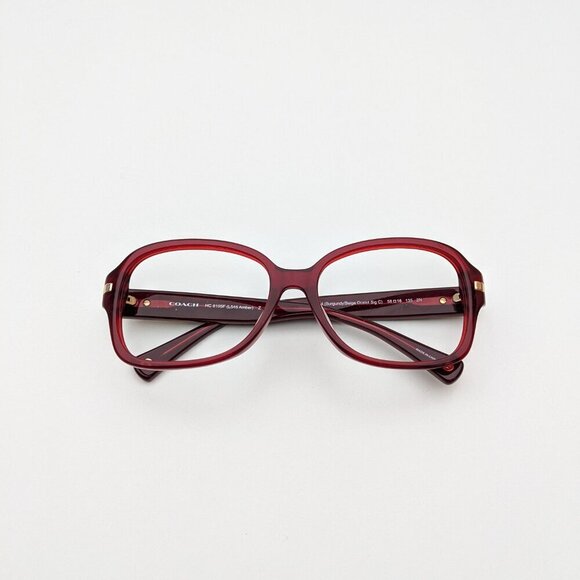 🕶️Frame only! Coach L546 AMBER HC8105F-523614 Butterfly Sunglasses / ALG751🕶️​ - Picture 1 of 9